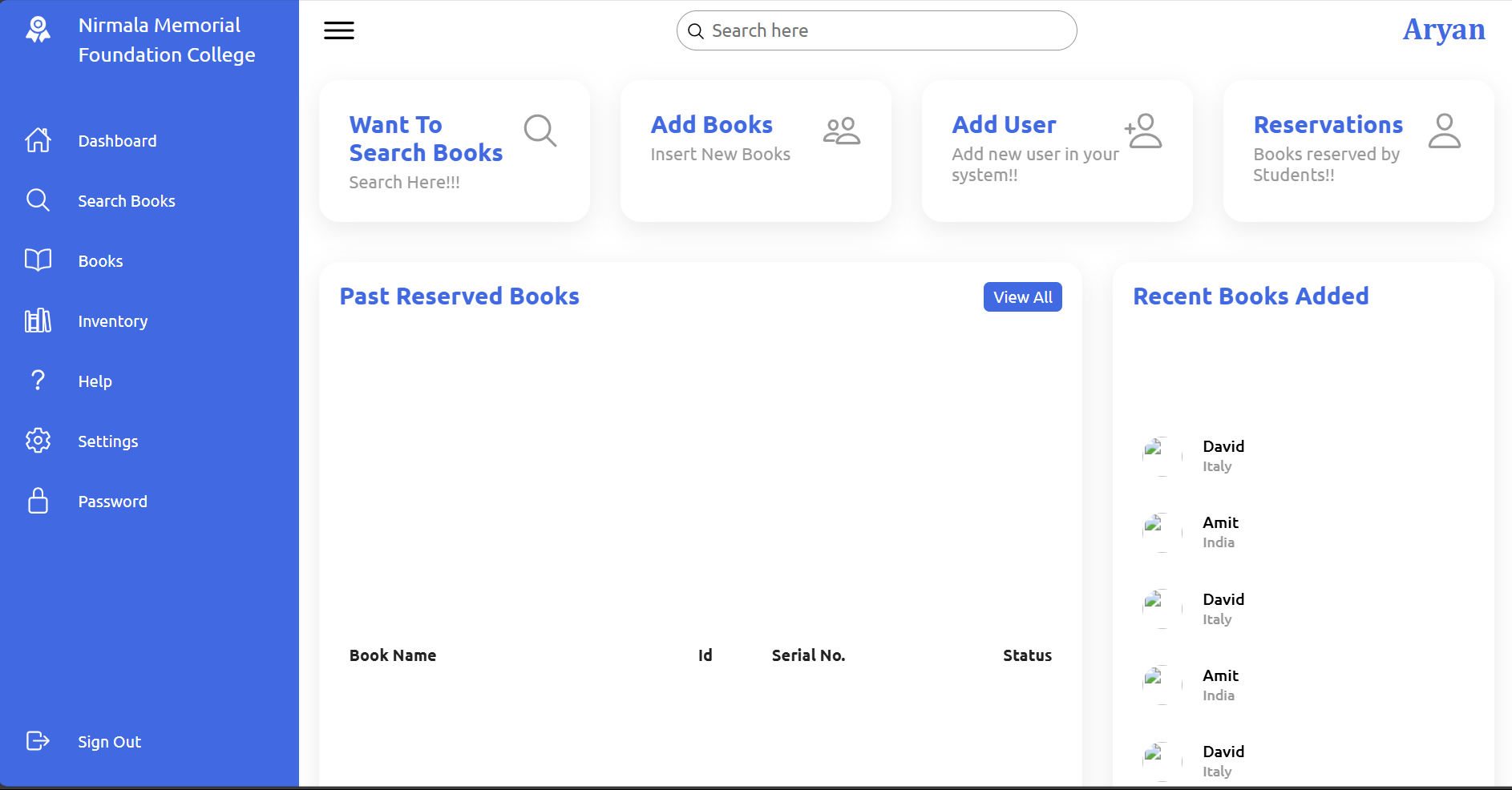 Online Library Management System
